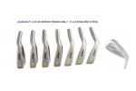 AGXGOLF LOTUS SERIES IRONS SET 3-PW HEADS ONLY! 17-4 STAINLESS STEEL .370 HOSEL 